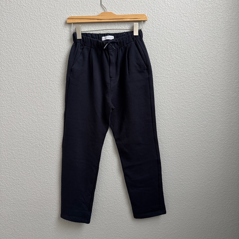 Zara kids very dark navy jogger fabric pants size 13/14